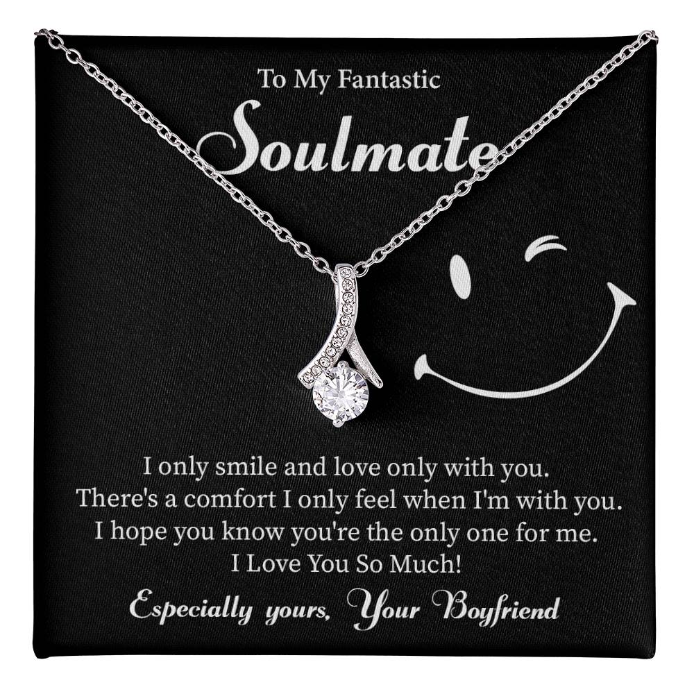 Soulmate Necklace Gift from Boyfriend – Gift Box