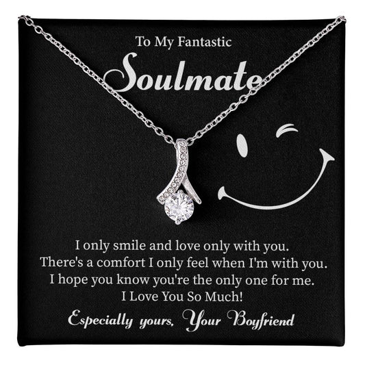 Soulmate Necklace Gift from Boyfriend – Gift Box