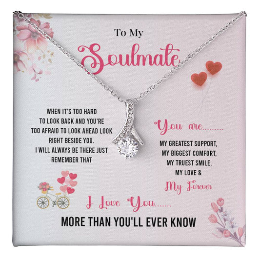 Comfort Necklace Gift for Soulmate with Love Card