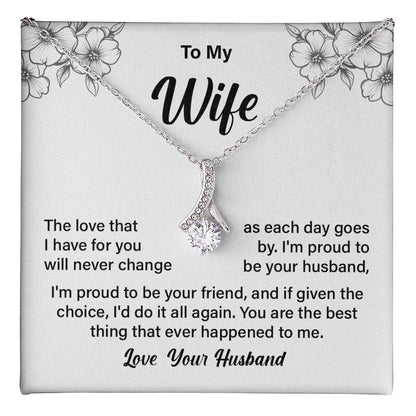 Necklace Gift for Wife from Husband with Gift Box