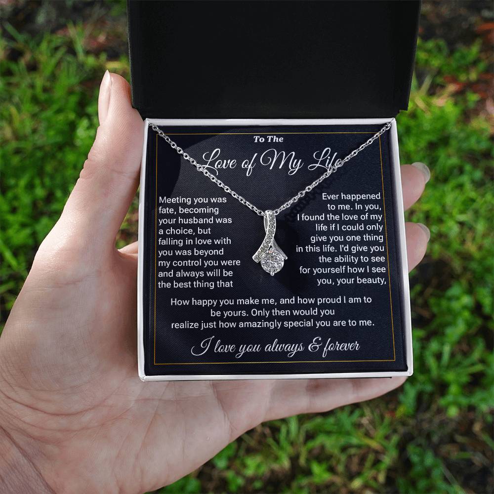 Romantic Gift for Love of My Life – Message Card Box