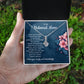 Beloved Mom Necklace Gift from Daughter with Message Card