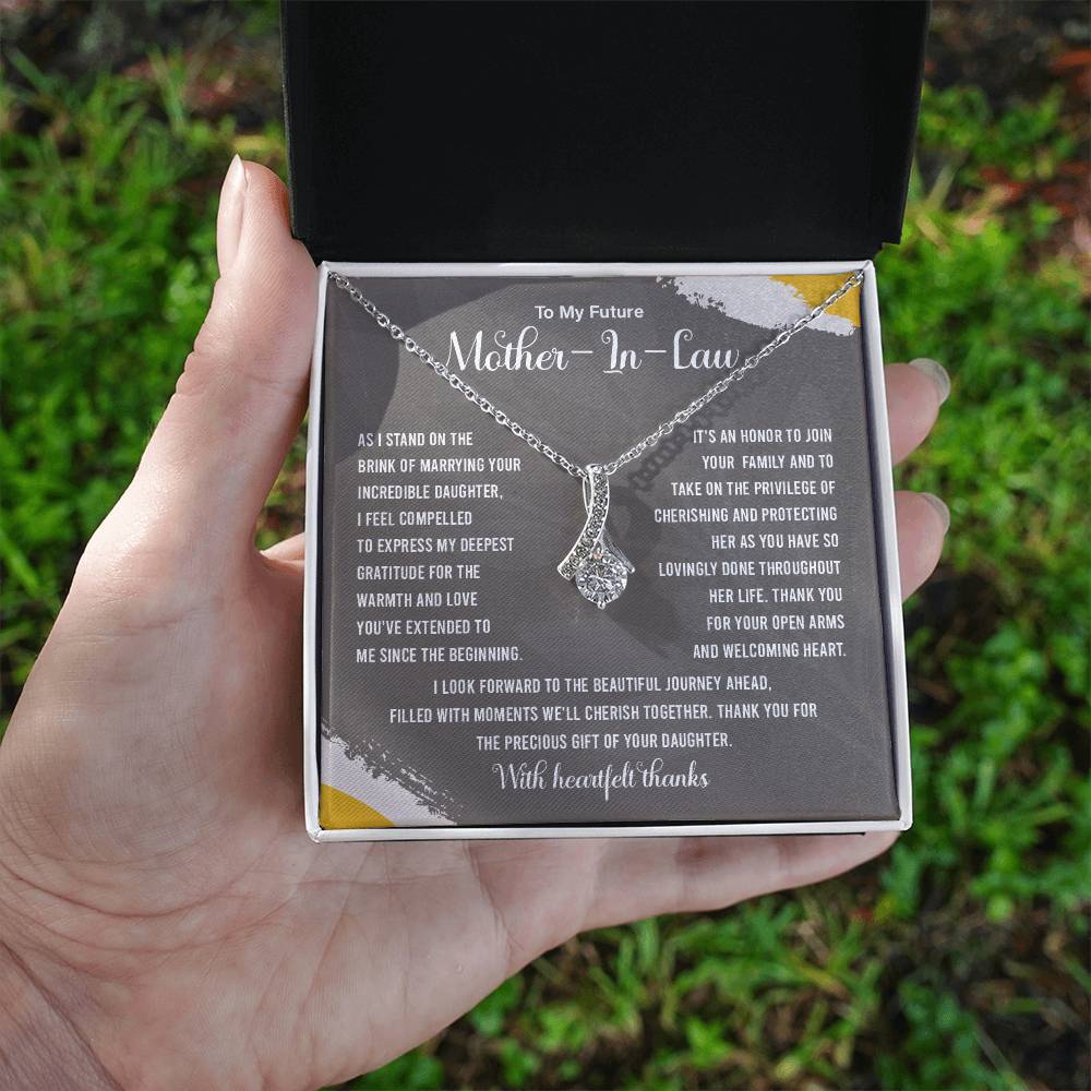 Future Mother-in-Law Necklace from Groom
