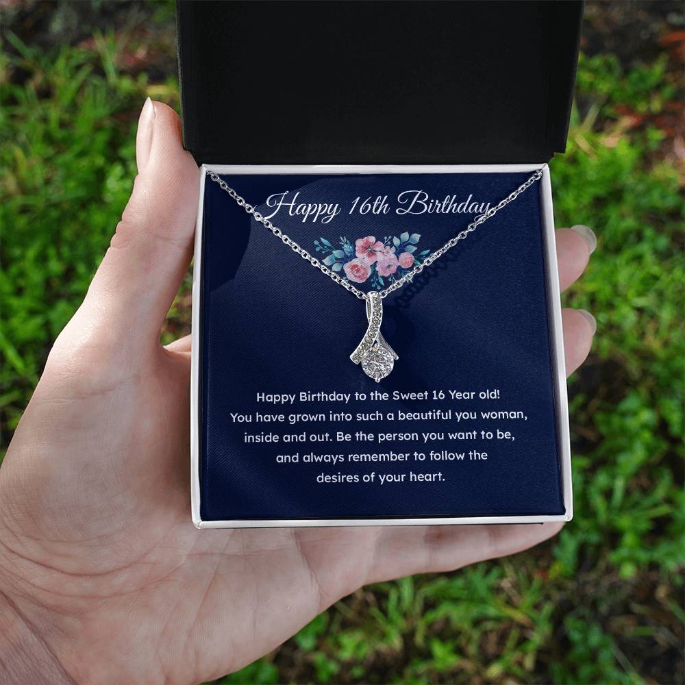 16th Birthday Gift Necklace for Teen Girl