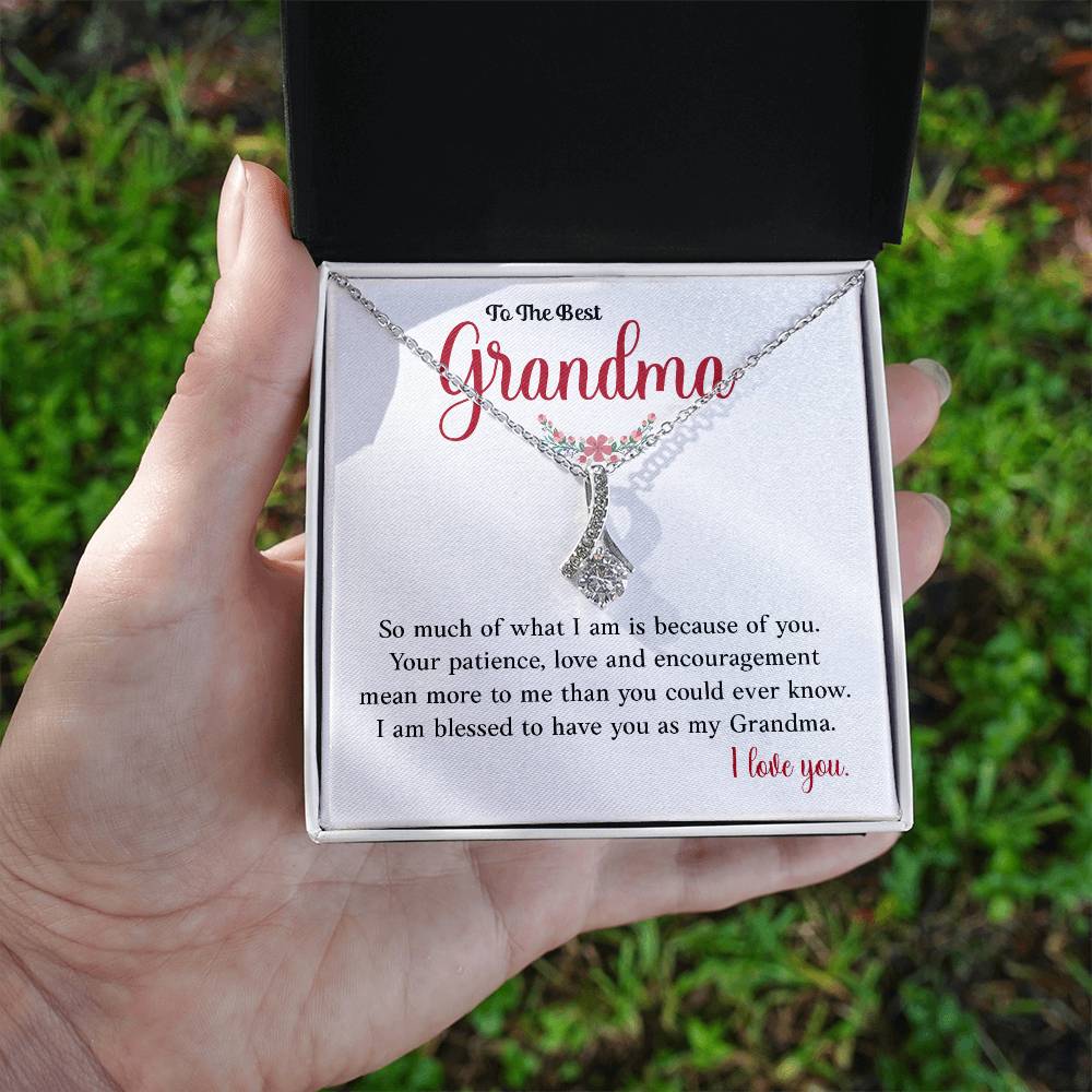 To The Best Grandma Heartfelt Necklace Gift Best Grandma Necklace Gift Heartfelt Gift For Grandma Sentimental Jewelry For Grandmother Jewelry Gift For Grandma Granddaughter To Grandma Gift Special Gift For Grandma Meaningful Gift For Grandma