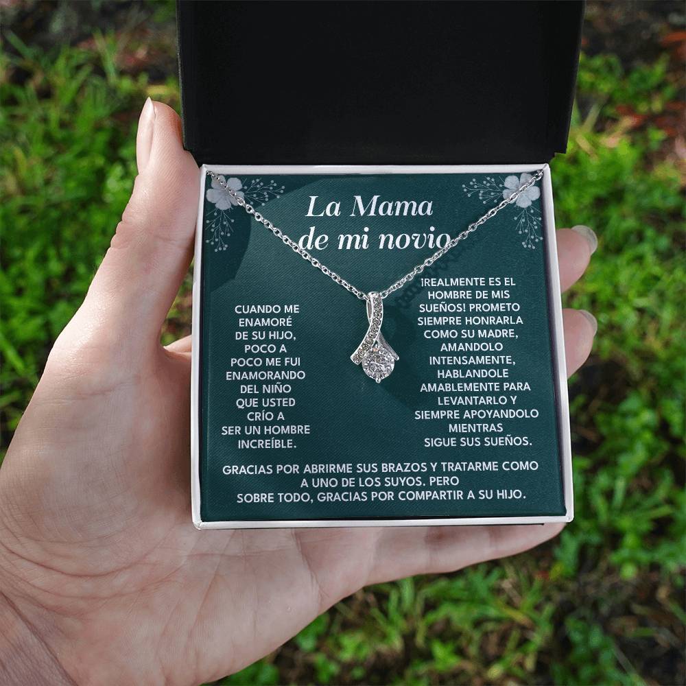 Collar Para La Mamá De Mi Novio Regalo De Agradecimiento Para Suegra Mensaje Emotivo Para La Madre De Mi Novio Agradecimiento Por Criar Al Hombre De Mis Sueños Collar Con Dedicatoria Para Suegra Regalo De Amor Y Gratitud Collar Para La Madre Del Hombre