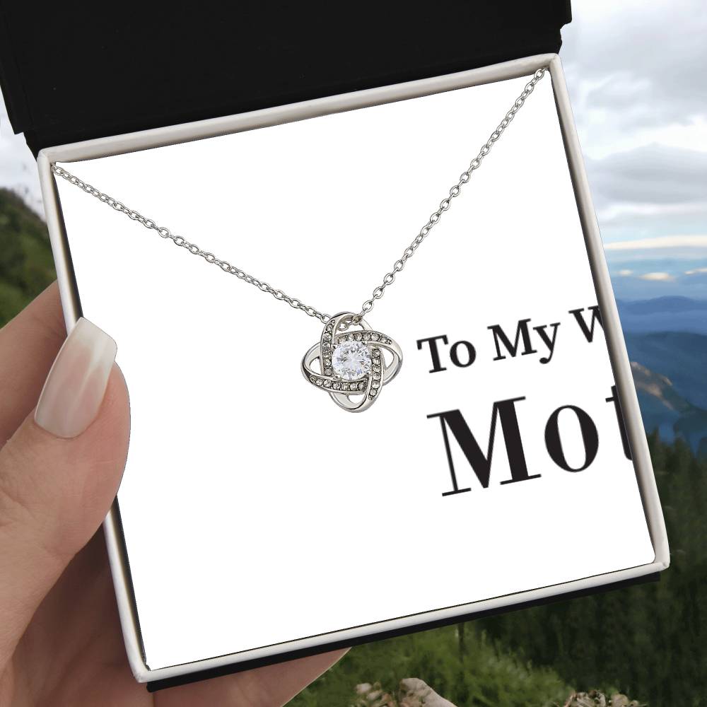 To My Wonderful Mother Love You Forever Mom Necklace Wonderful Mother Necklace Gift Unique Gift For Mother-child Bond Meaningful Gift For Mom Special Occasion Gift For Mom Unique Family Bond Necklace Spiritual Bond With Mom Necklace