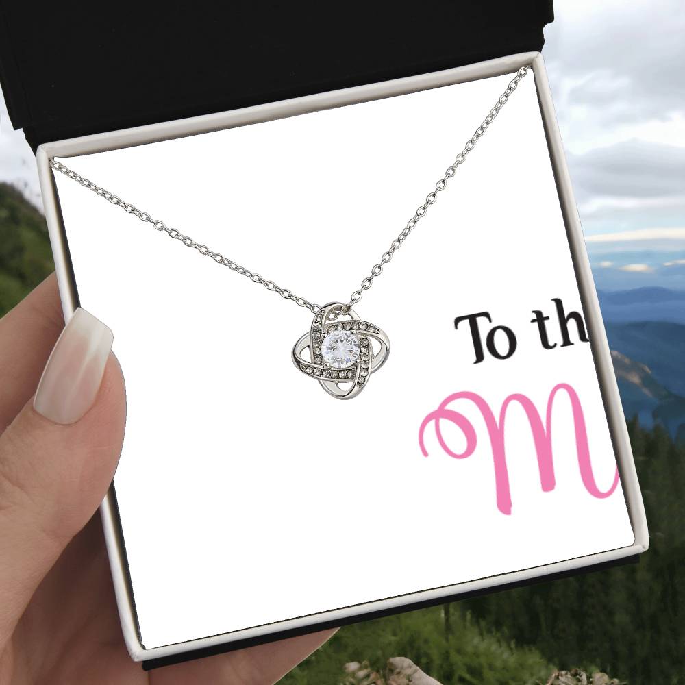 To The Most Mom Best Mother’s Day Jewelry Gift Birthday Necklace Gift Anniversary Necklace Gift Thoughtful Christmas Necklace Gift Appreciation Jewelry Gift Special Necklace Gift Special Pendant Necklace Gift Jewelry Gift With Message Card