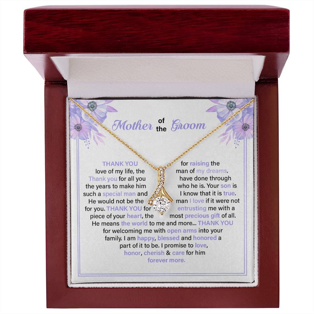 Gift for Mother of Groom from Bride – Message Card