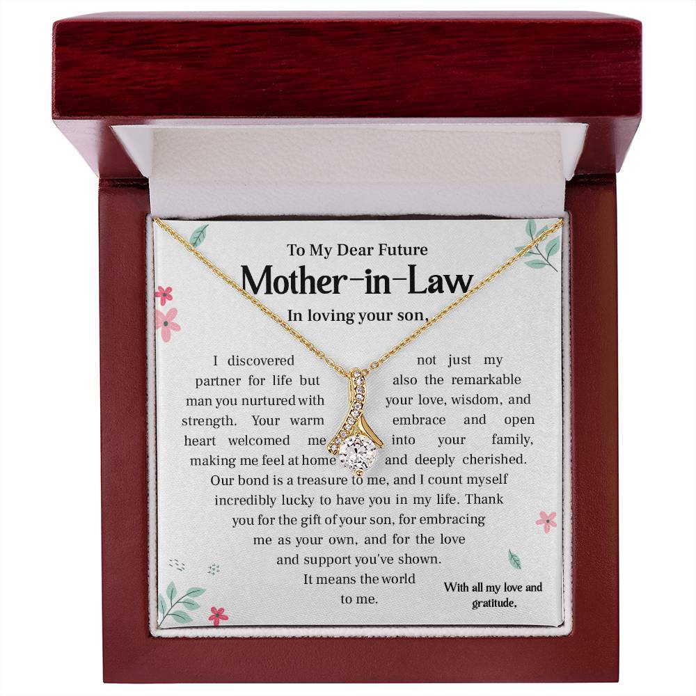 Future Mother-in-Law Necklace from Bride