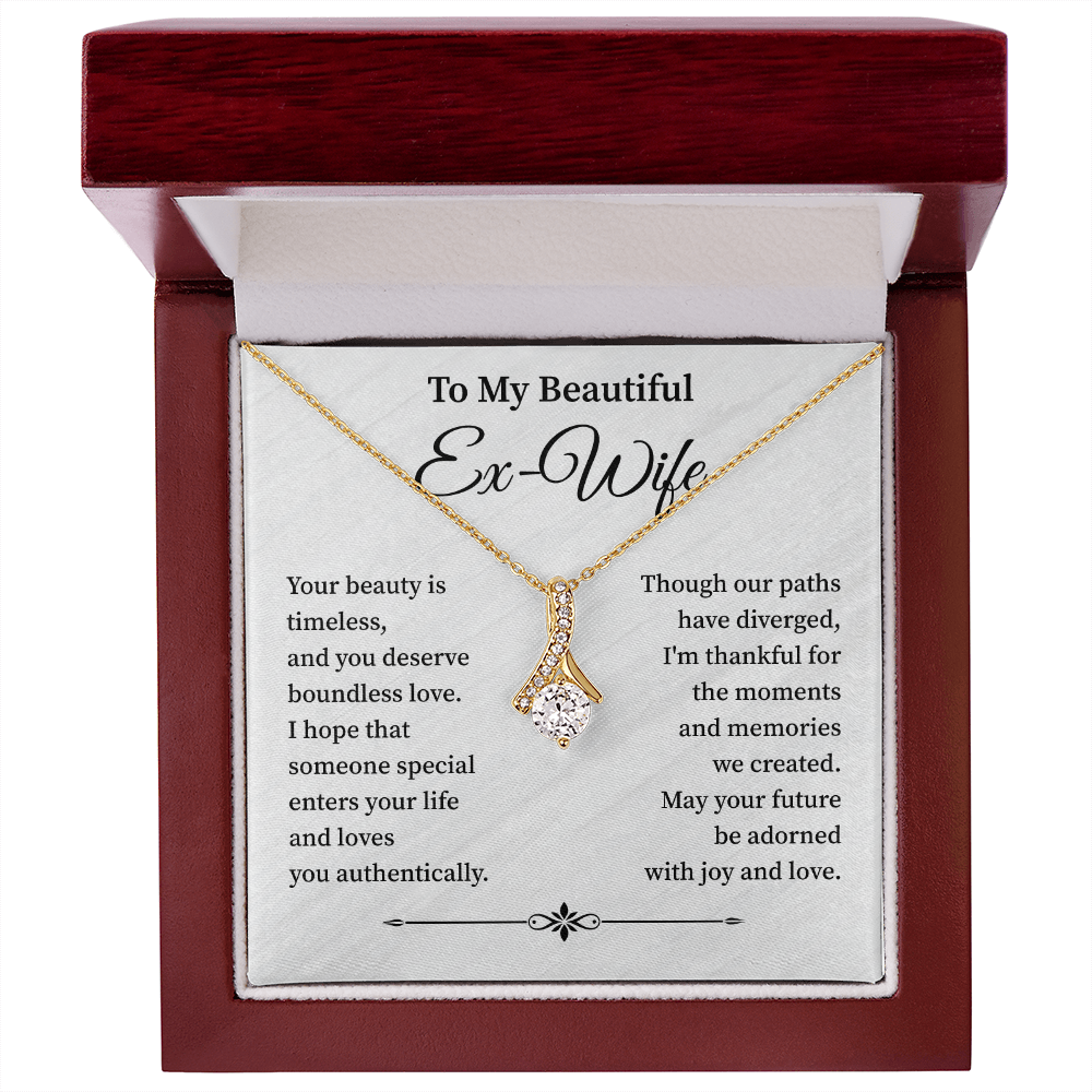 Gift for Ex-Wife with Thankful Message of Closure