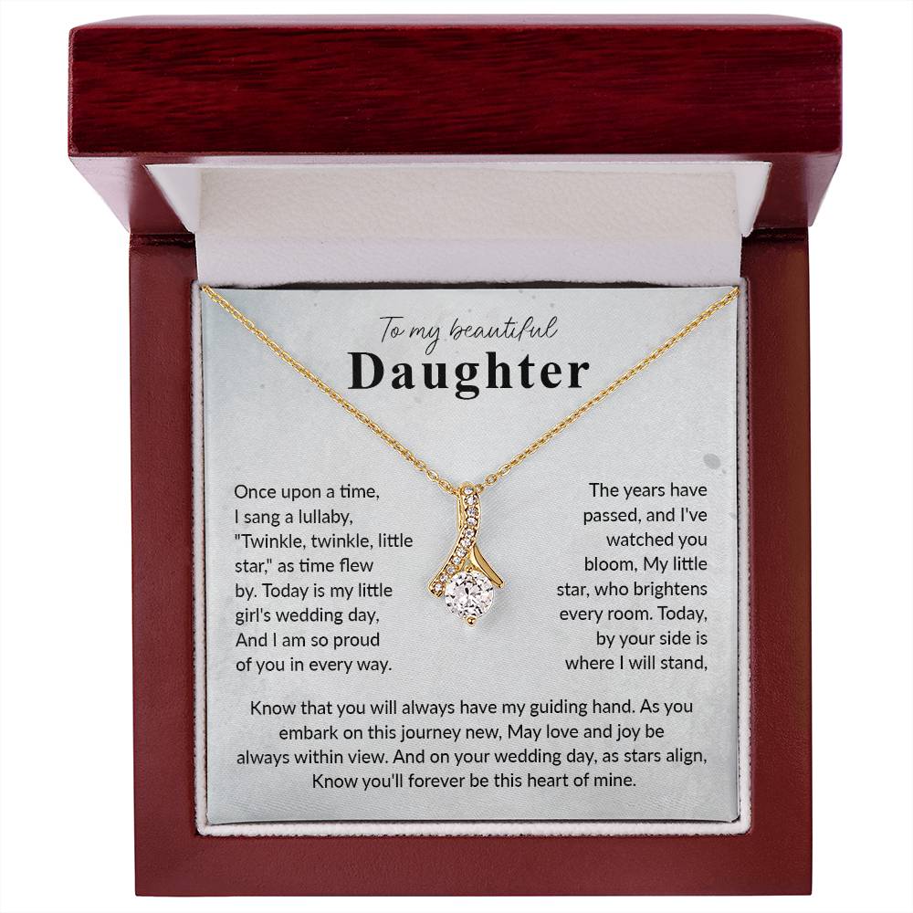 Wedding Day Gift for Daughter – Guiding Hand Poem Message Box