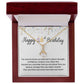 13th Birthday Necklace for Teen Girl – Crystal Pendant with Card