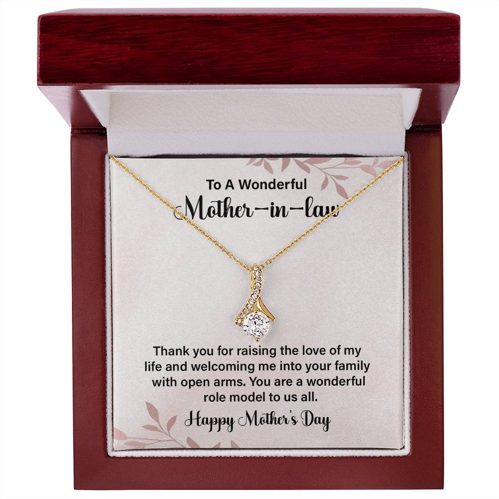 Mother-in-Law Mother’s Day Necklace Gift from Family