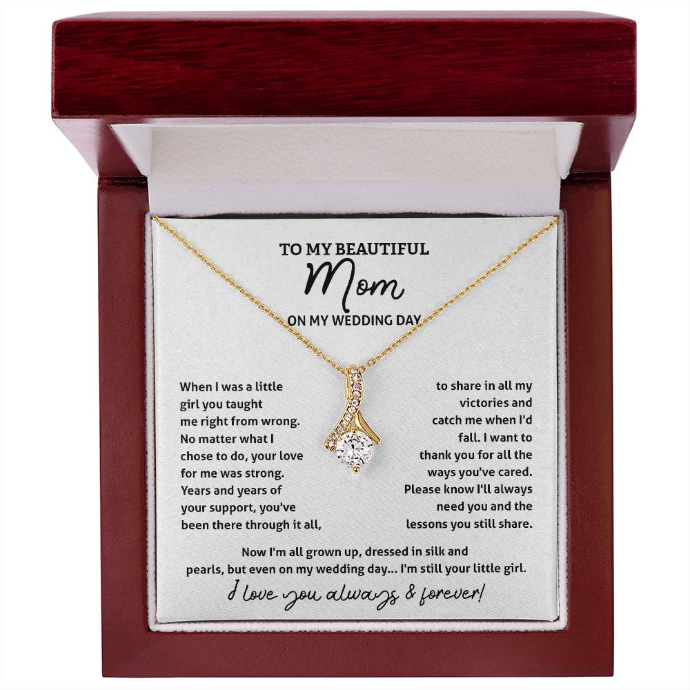 Wedding Day Gift for Mom – Poetic Necklace Box