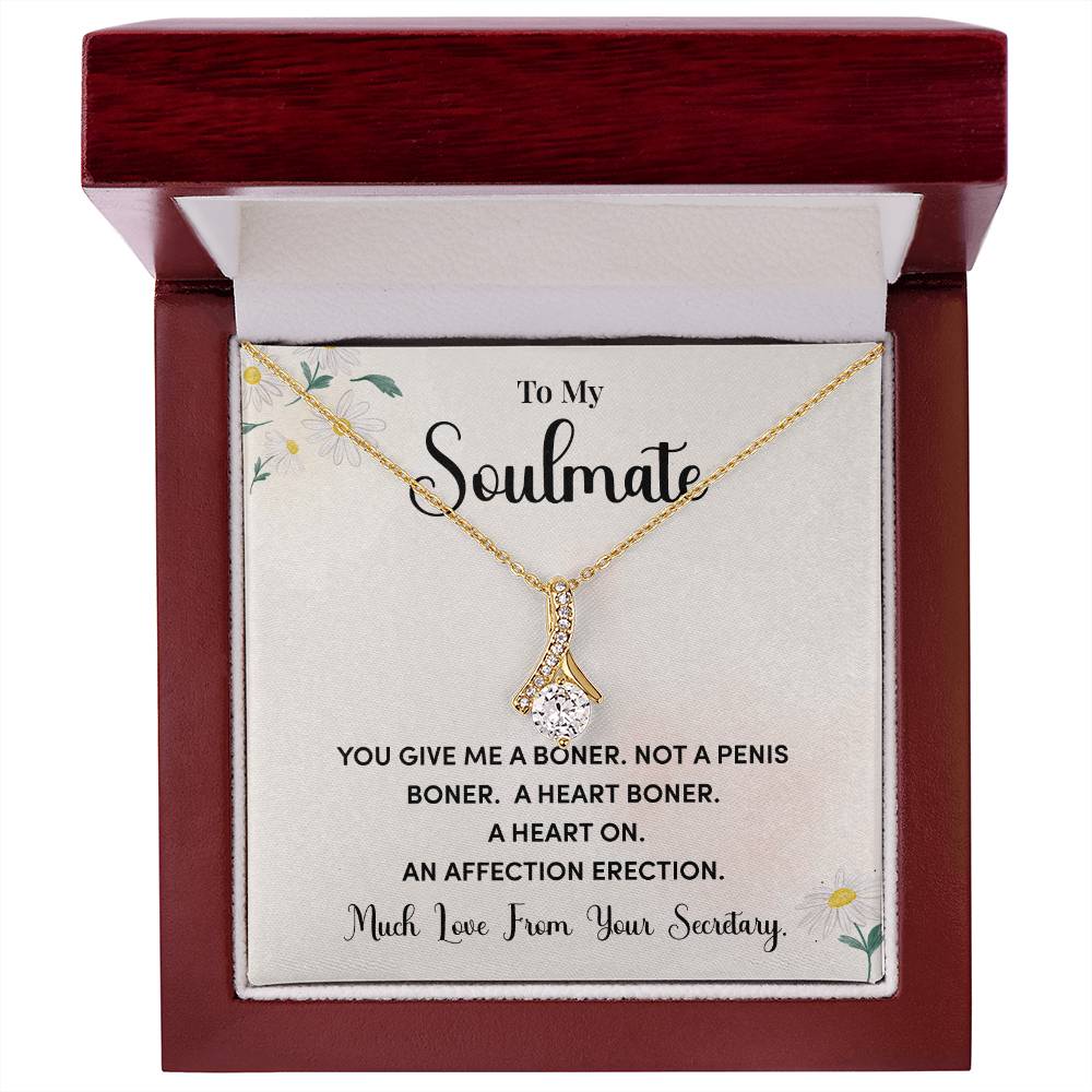 Funny Gift for Girlfriend from Secretary Necklace Box