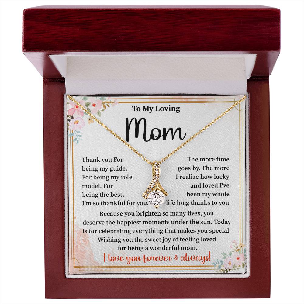 Mother Necklace Gift for Birthday with Gift Box