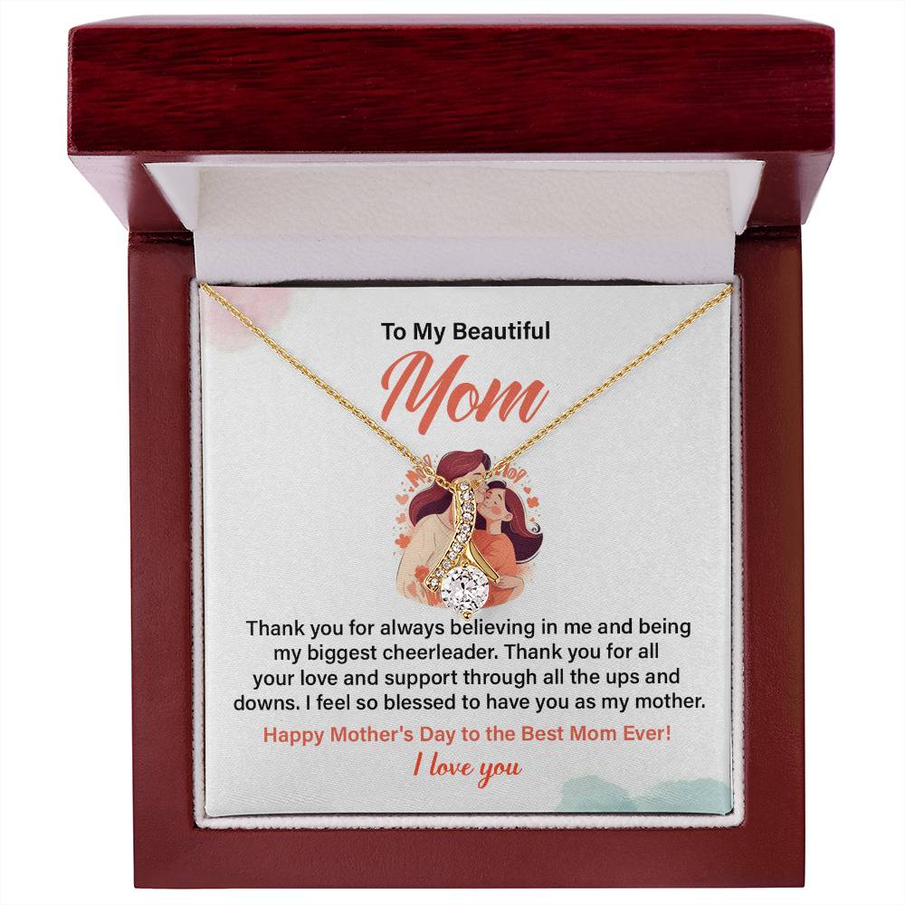 Mother’s Day Necklace Gift for Mom with Gift Box