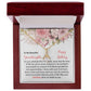 Granddaughter Birthday Necklace Gift – Message Card Box