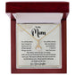 Daughter to Mom Necklace Gift with Message Card Box