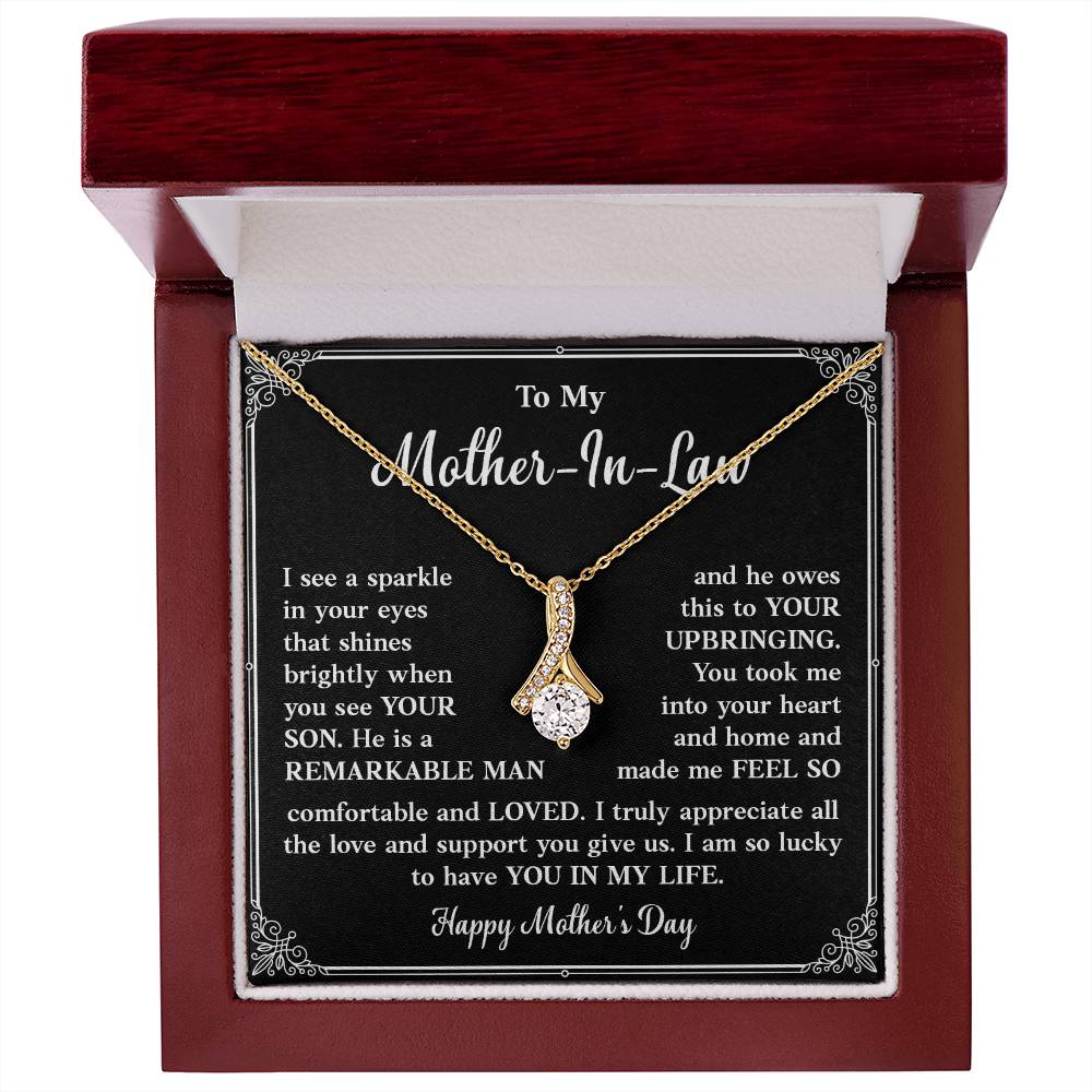 Necklace Gift for Mother-In-Law from Daughter With Gift Box