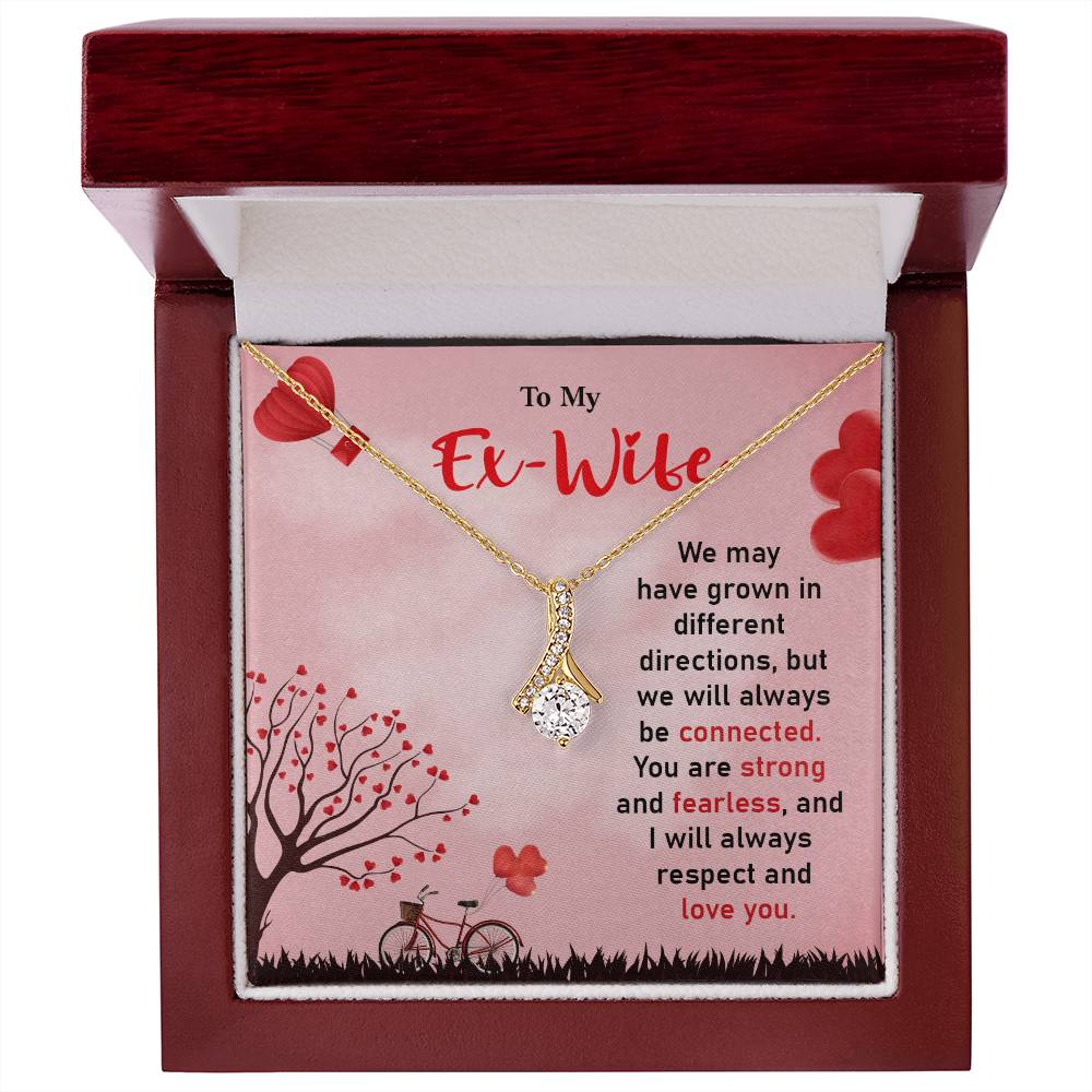 Ex-Wife Necklace Gift – Love & Respect Message Card