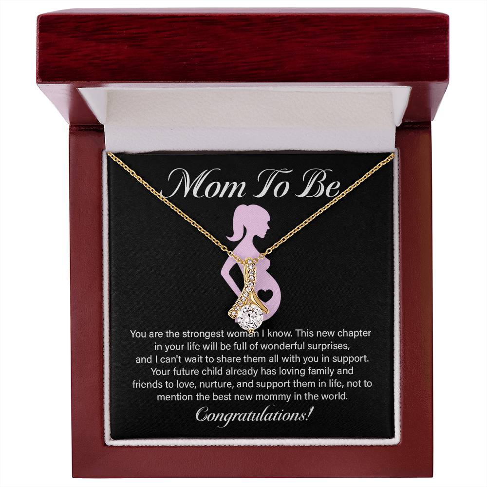 Mom To Be Necklace – Elegant Gift for Pregnancy