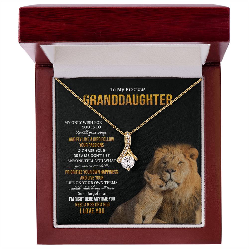 Inspirational Necklace for Granddaughter – Gift from Grandpa