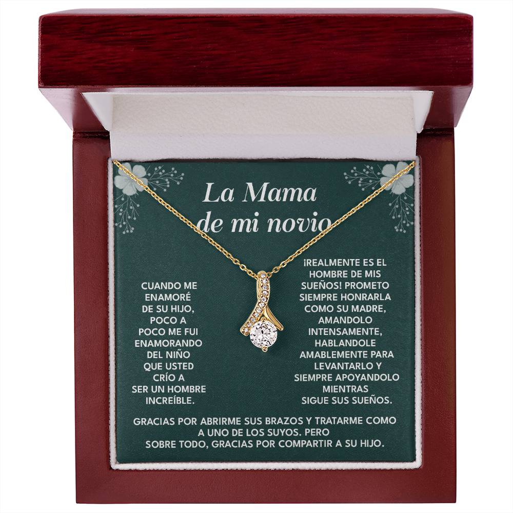 Collar Para La Mamá De Mi Novio Regalo De Agradecimiento Para Suegra Mensaje Emotivo Para La Madre De Mi Novio Agradecimiento Por Criar Al Hombre De Mis Sueños Collar Con Dedicatoria Para Suegra Regalo De Amor Y Gratitud Collar Para La Madre Del Hombre