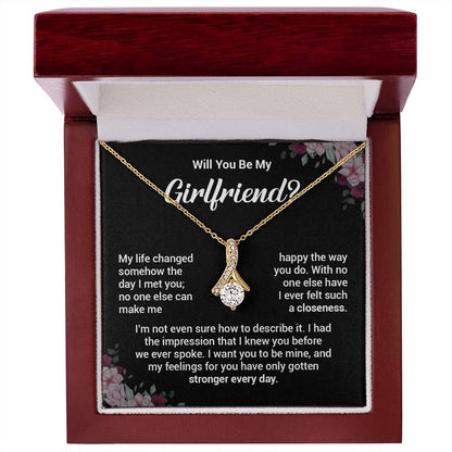 Girlfriend Proposal Wishbone Necklace