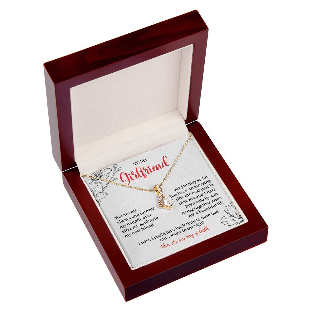 To My Girlfriend - Jewelry Gift with Message Card
