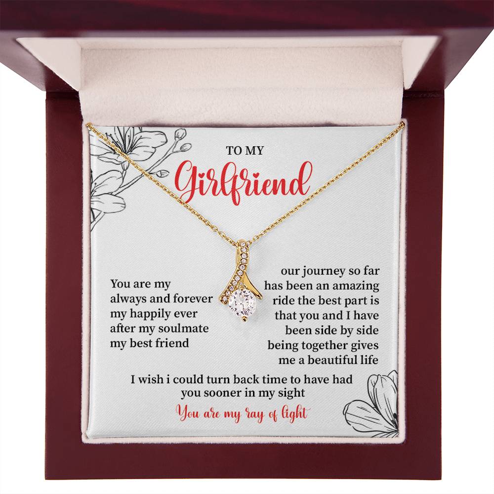 To My Girlfriend - Jewelry Gift with Message Card
