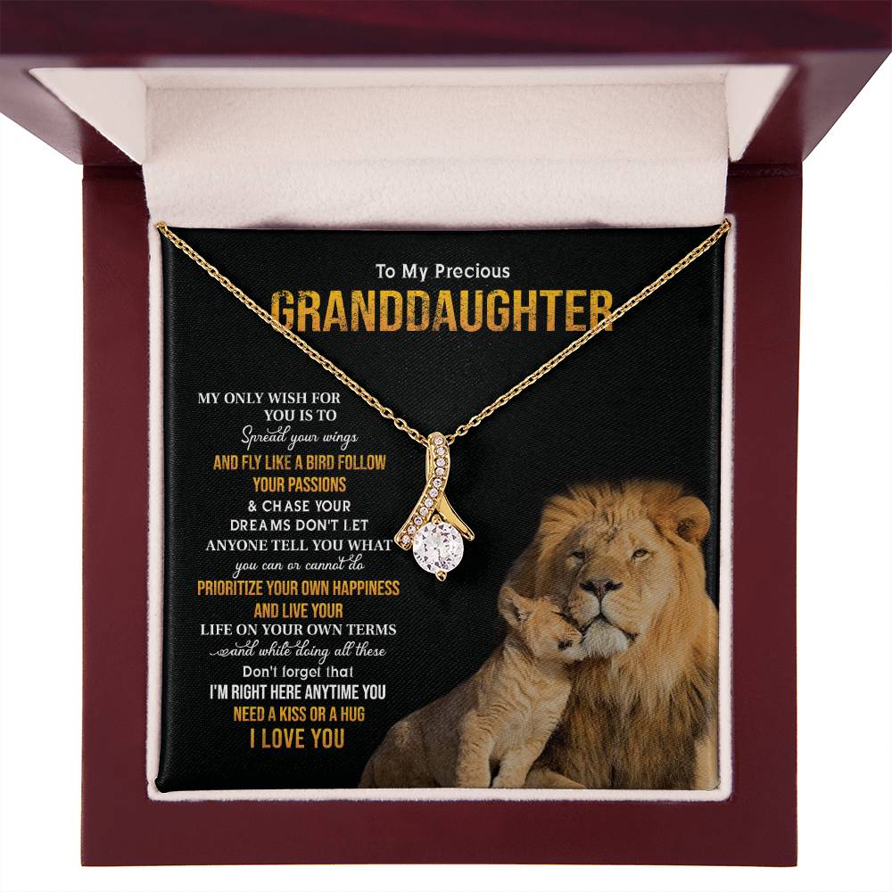 Inspirational Necklace for Granddaughter – Gift from Grandpa