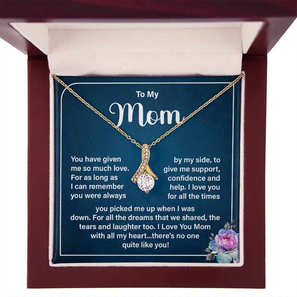 Mother Necklace Gift from Daughter with Gift Box