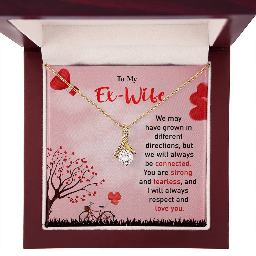 Ex-Wife Necklace Gift – Love & Respect Message Card