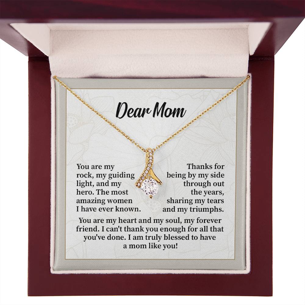 Dear Mom Thank You Necklace Necklace For My Forever Friend Heart And Soul Necklace Necklace Celebrating Our Bond My Amazing Mom Gift Love And Appreciation Gift Necklace Of Endless Devotion