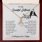Emotional Girlfriend Necklace Gift with Message Card