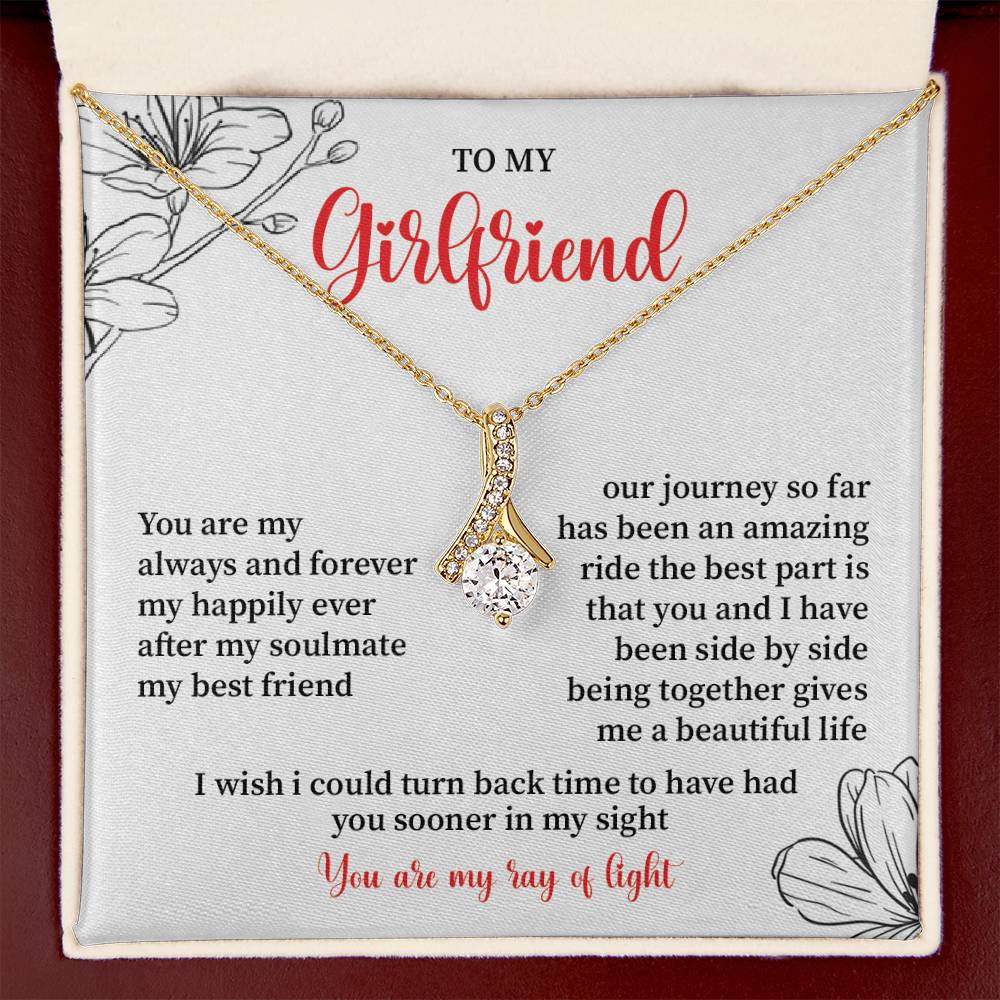 To My Girlfriend - Jewelry Gift with Message Card