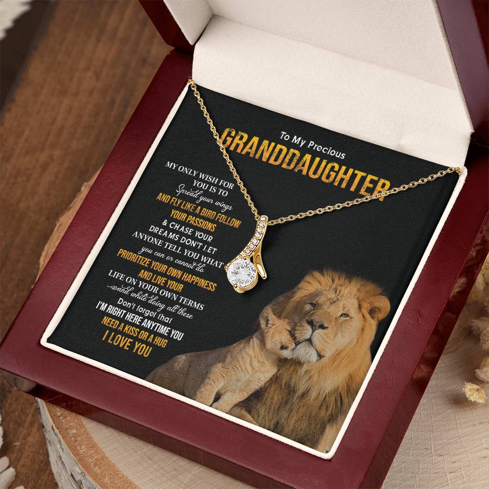 Inspirational Necklace for Granddaughter – Gift from Grandpa