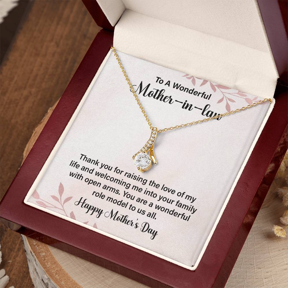 Mother-in-Law Mother’s Day Necklace Gift from Family