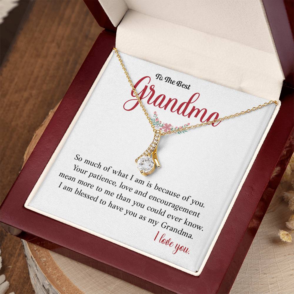 To The Best Grandma Heartfelt Necklace Gift Best Grandma Necklace Gift Heartfelt Gift For Grandma Sentimental Jewelry For Grandmother Jewelry Gift For Grandma Granddaughter To Grandma Gift Special Gift For Grandma Meaningful Gift For Grandma