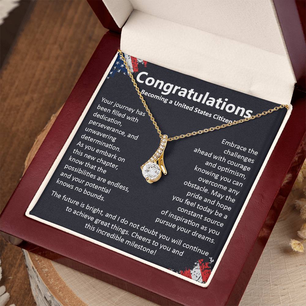 Congratulations On Becoming A United States Citizen Congratulations On Citizenship Proud New Citizen Gift Celebratory Jewelry For New Citizens Supportive Gift For New Citizens Life Journey Jewelry Personalized Gift For Citizens Hope And Pride Jewelry