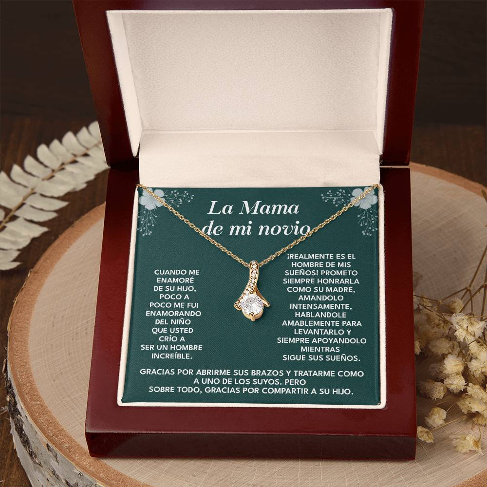 Collar Para La Mamá De Mi Novio Regalo De Agradecimiento Para Suegra Mensaje Emotivo Para La Madre De Mi Novio Agradecimiento Por Criar Al Hombre De Mis Sueños Collar Con Dedicatoria Para Suegra Regalo De Amor Y Gratitud Collar Para La Madre Del Hombre