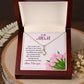 Gift for Mom from Daughter – Necklace with Message Card