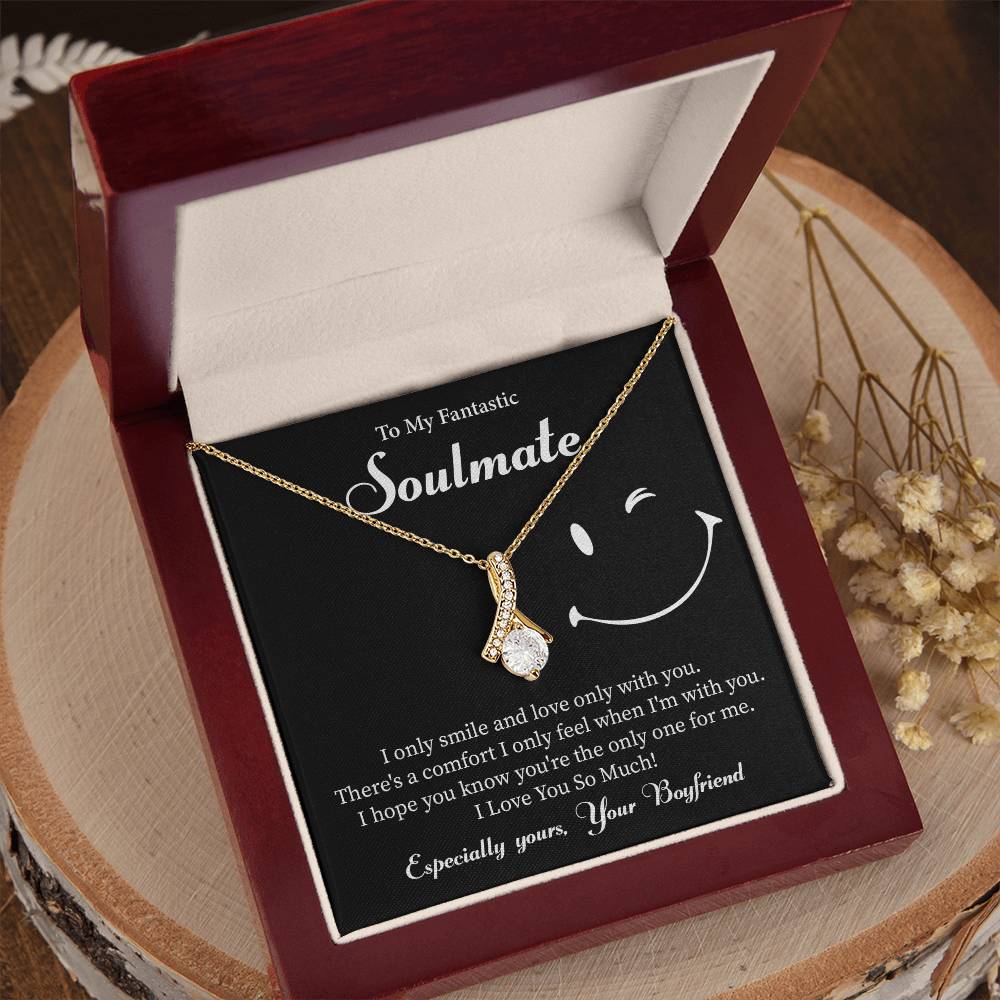 Soulmate Necklace Gift from Boyfriend – Gift Box