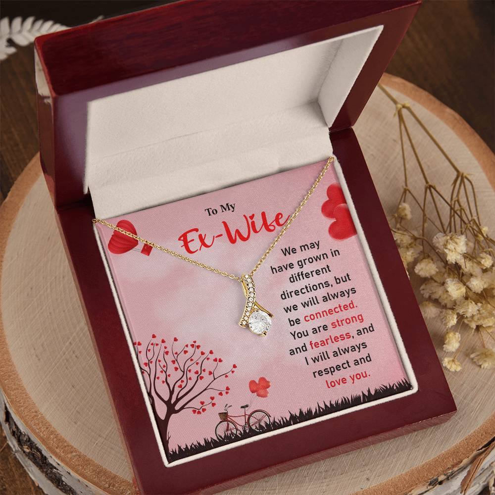 Ex-Wife Necklace Gift – Love & Respect Message Card