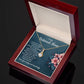 Beloved Mom Necklace Gift from Daughter with Message Card