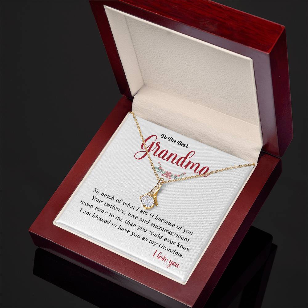 To The Best Grandma Heartfelt Necklace Gift Best Grandma Necklace Gift Heartfelt Gift For Grandma Sentimental Jewelry For Grandmother Jewelry Gift For Grandma Granddaughter To Grandma Gift Special Gift For Grandma Meaningful Gift For Grandma