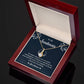 Soulmate Necklace Gift for Her with Message Card