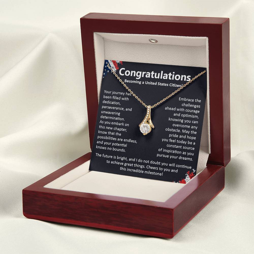 Congratulations On Becoming A United States Citizen Congratulations On Citizenship Proud New Citizen Gift Celebratory Jewelry For New Citizens Supportive Gift For New Citizens Life Journey Jewelry Personalized Gift For Citizens Hope And Pride Jewelry